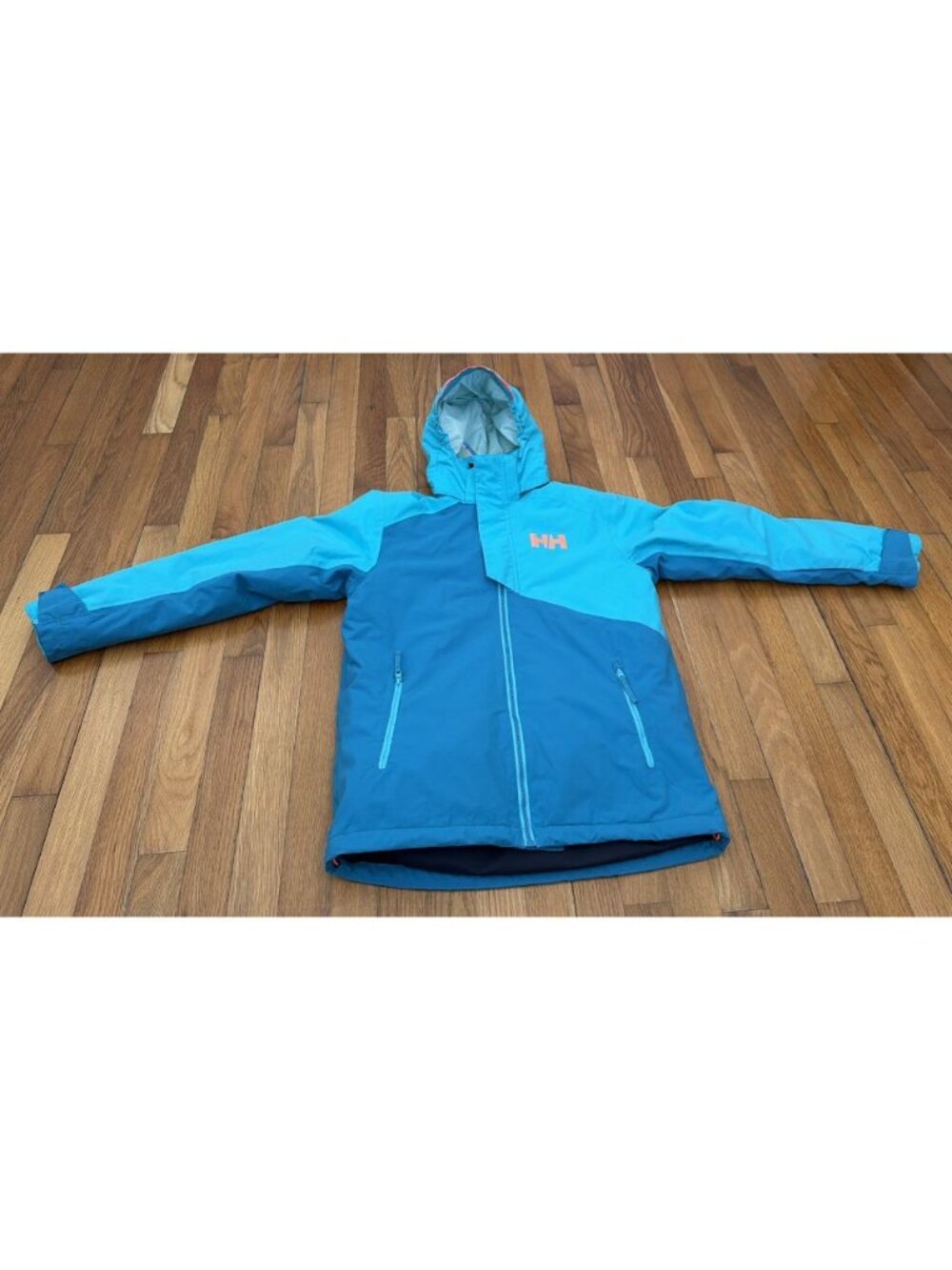 Helly Hansen Ski Jacket Turquoise Youth 164/14